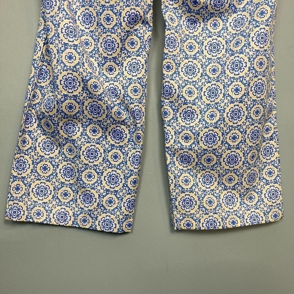 CARIBBEAN Joe Tropical Bliss Blue Elastic Waist Tassel Drawstring Pants Size PXL - Picture 12 of 12